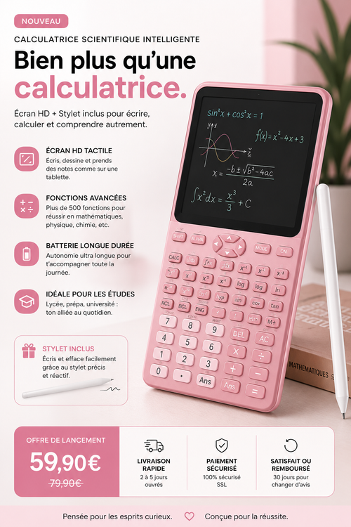 Calculatrice Scientifique Intelligente RHODE™